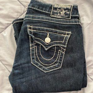 True Religion Dark Wash Skinny Jeans